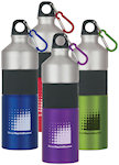 25oz Two Tone Aluminum Bottles With Rubber Grip